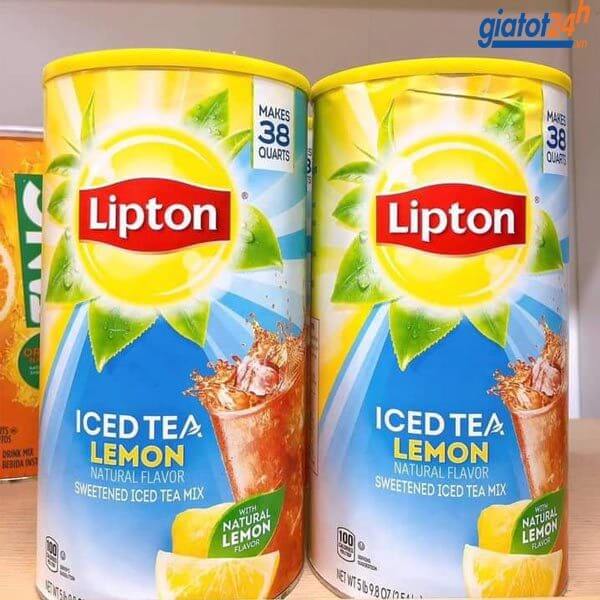 bột trà chanh lipton iced tea lemon có tốt không