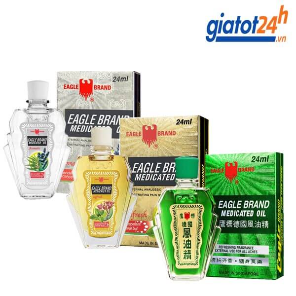 dầu gió con ó eagle brand medicated oil có tốt không