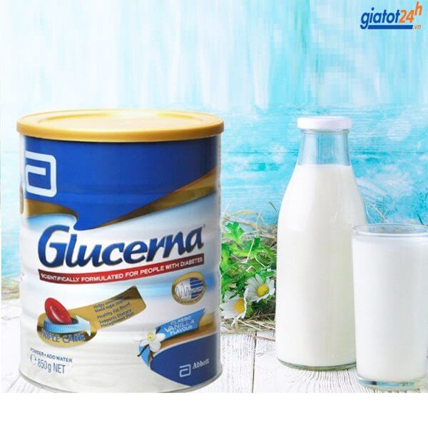 sữa bột dành cho người tiểu đường hương vani glucerna có tốt không