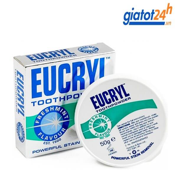 bột tẩy trắng răng eucryl có tốt không