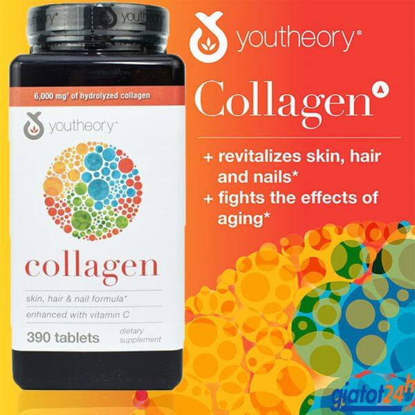 collagen advanced youtheory 390 viên có tốt không