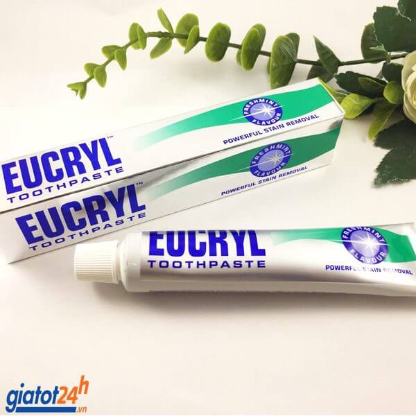 kem đánh trắng răng trị hôi miệng eucryl có tốt không