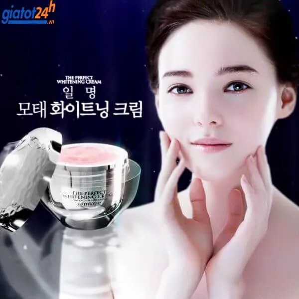 kem dưỡng trắng da camiane the perfect whitening cream plus có tốt không