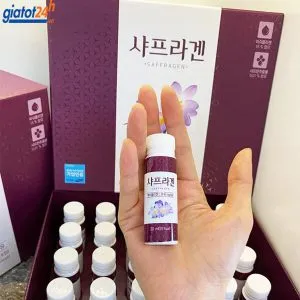 nước uống đẹp da saffron collagen có tốt không