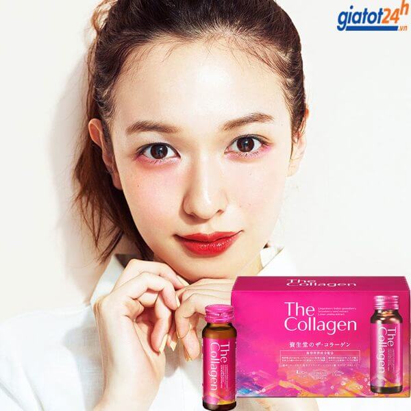 nước uống đẹp da the collagen shiseido có tốt không