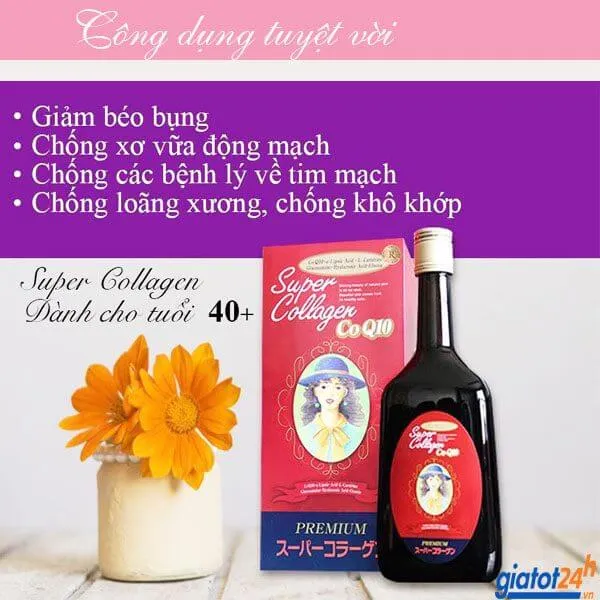 nước uống super collagen coq10 có tốt không