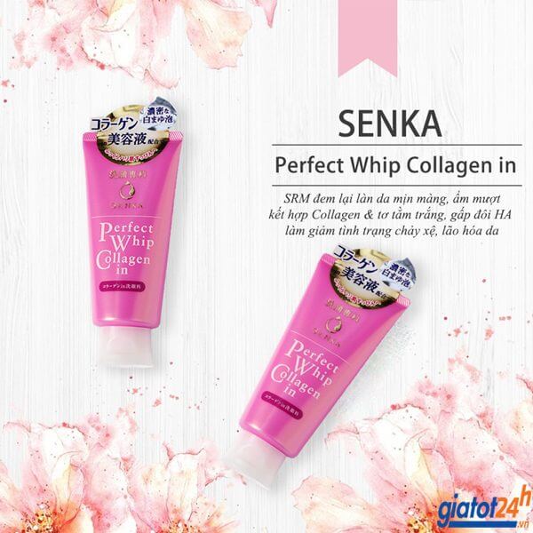 sữa rửa mặt collagen shiseido senka có tốt không