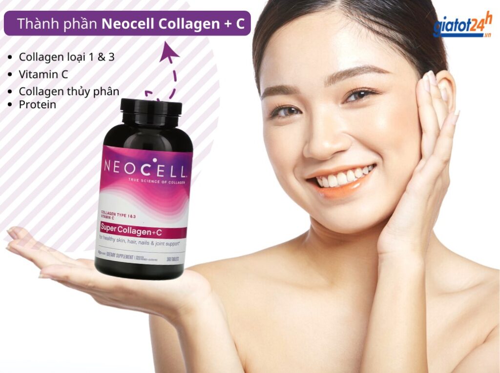 Thành phần Neocell Collagen C từ Mỹ
