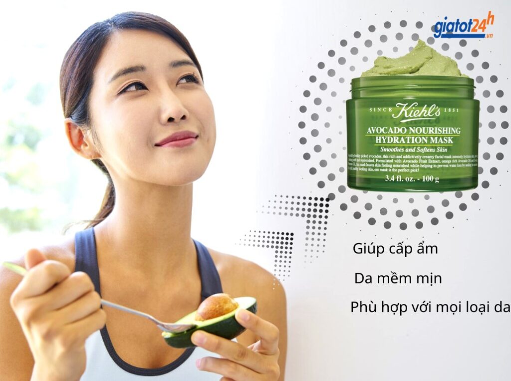 Mặt Nạ Bơ Cấp Ẩm Kiehl’s Avocado Nourishing Hydrating 5 Lợi ích Kiehl’s Avocado Nourishing Hydrating