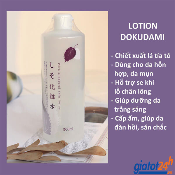 Khám phá nước hoa hồng tía tô Dokudami của Nhật 5 nước hoa hồng tía tô dokudami có tốt không