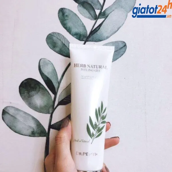 tẩy tế bào chết dr pepti herb natural peeling gel có tốt không