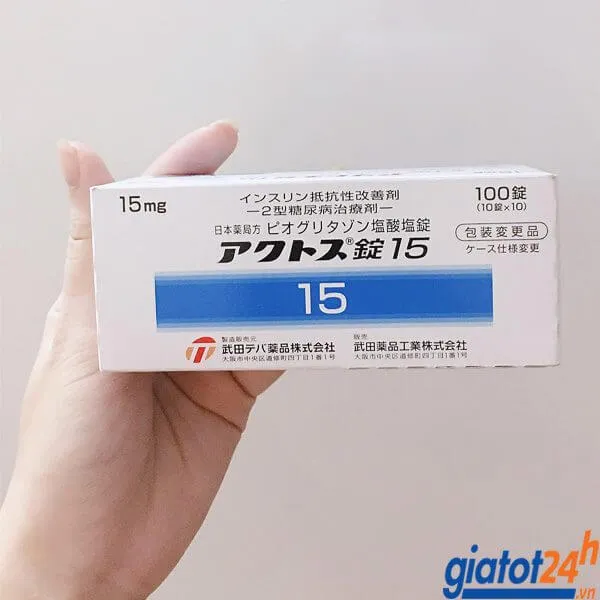 viên đặc trị tiểu đường actos tablet 15mg có tốt không