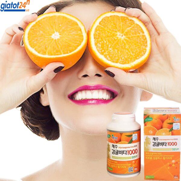 viên ngậm vitamin c quýt đảo jeju tangerine vita1000 có tốt không
