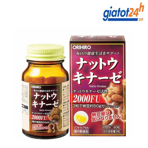 viên uống chống đột quỵ orihiro natto kinase 2000fu có tốt không