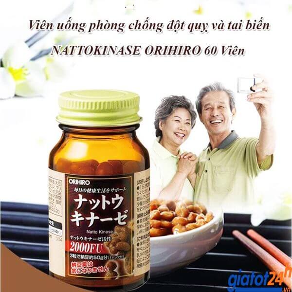 viên uống chống đột quỵ orihiro natto kinase 2000fu có tốt không