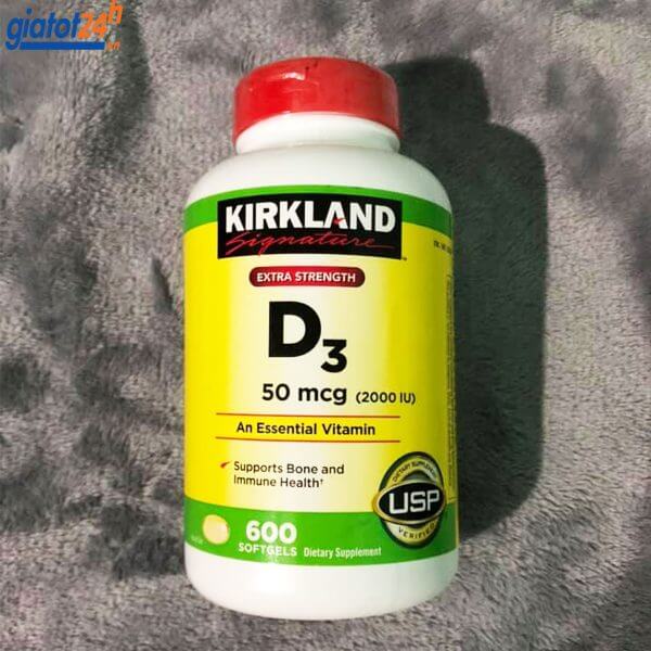 viên uống vitamin d3 kirkland extra strength có tốt không