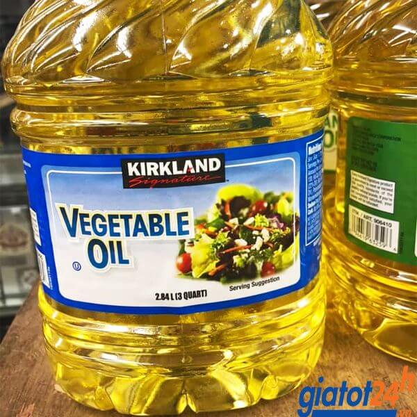 dầu ăn kirkland signature vegetable oil 2.84l có tốt không