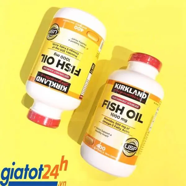 dầu cá kirkland signature fish oil 1000mg có tốt không