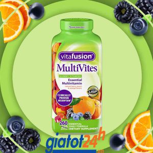 kẹo dẻo vitamin tổng hợp vitafusion multivites có tốt không