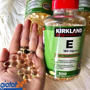 vitamin e kirkland signature 180mg 400 IU có tốt không