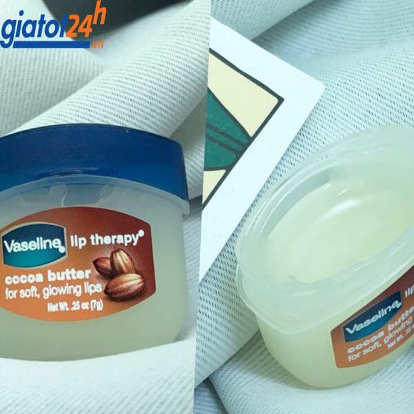 Sáp Dưỡng Môi Vaseline Lip Therapy Cocoa Butter 7gr Mỹ hiệu quả không