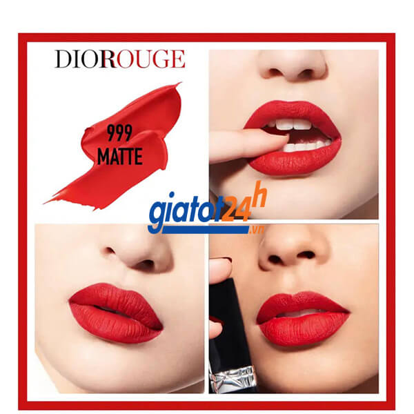Chi tiết 52 về dior rouge 999 matte lipstick mới nhất  cdgdbentreeduvn
