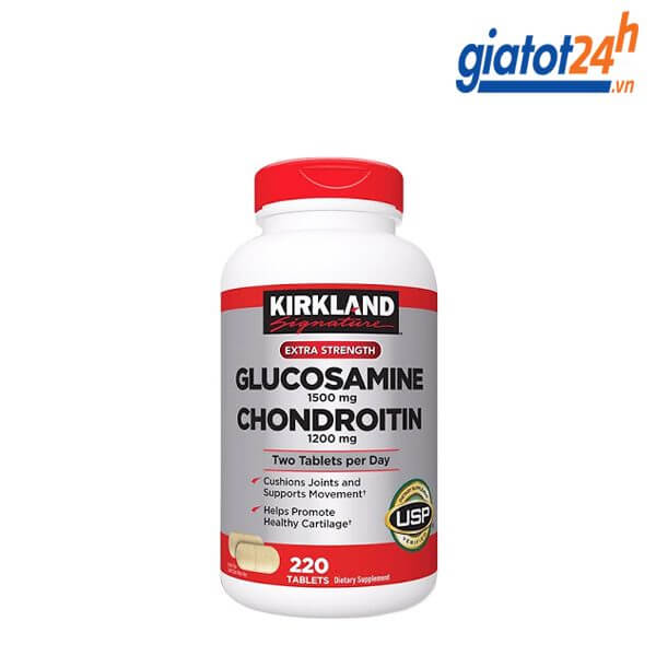 viên bổ khớp kirkland signature glucosamine 1500mg & chondroitin 1200mg có tốt không