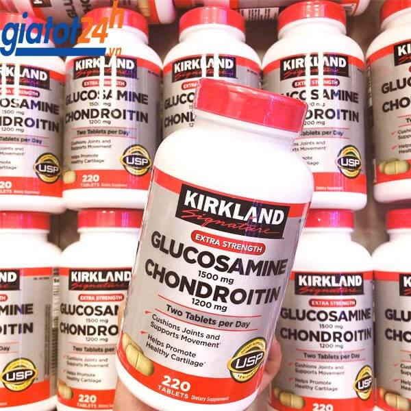 viên bổ khớp kirkland signature glucosamine 1500mg & chondroitin 1200mg có tốt không
