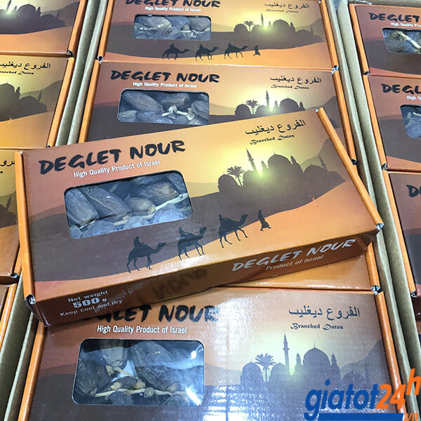 Chà Là Sấy Khô Nguyên Cành Deglet Nour 500gr Israel 4 Chà Là Sấy Khô Nguyên Cành Deglet Nour 500gr Israel mua ở đâu