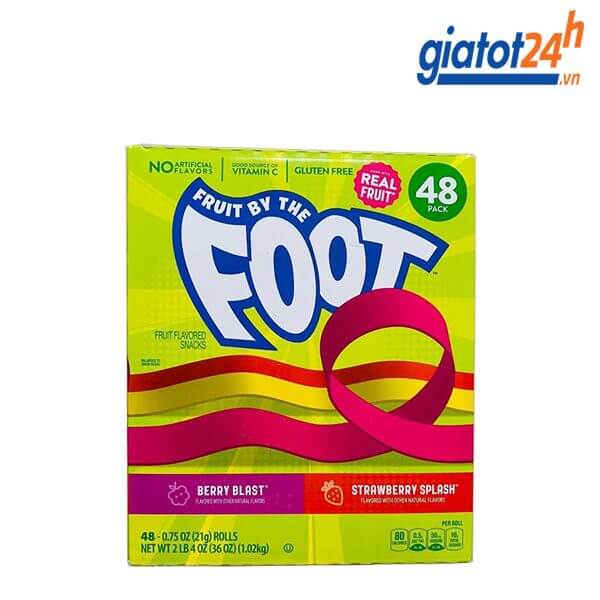 Kẹo Cuộn Fruit By The Foot Fruit Flavored Snacks 48 Cuộn