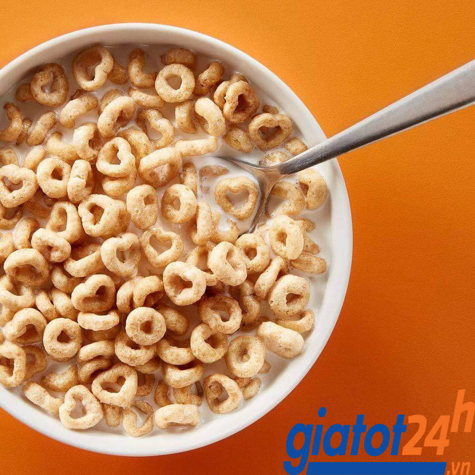 Ngũ Cốc Nguyên Hạt Cheerios - Thơm ngon, mát lành 7 Ngũ Cốc Nguyên Hạt Cheerios Made With 100% Whole Grain Oats tốt cho tim mạch