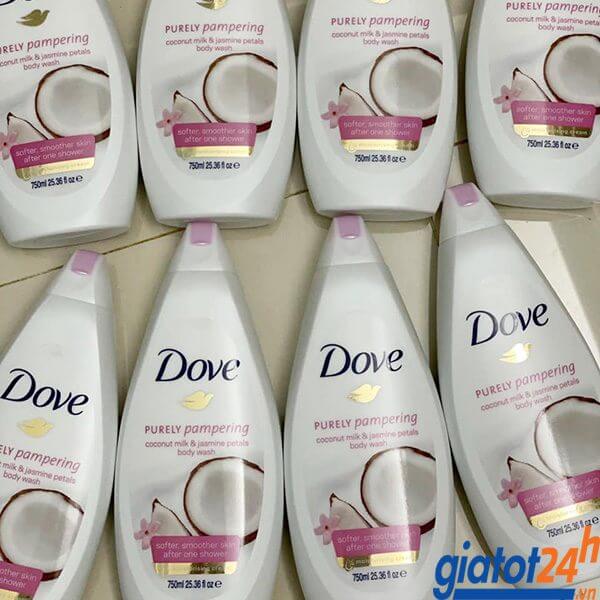 Sữa Tắm Dove Purely Pampering Coconut Milk & Jasmine Petals Body Wash bán ở đâu