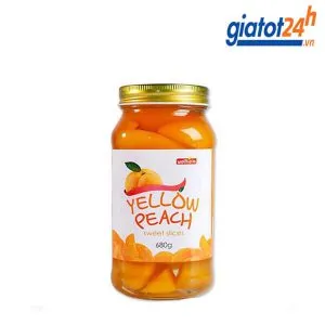 Đào Vàng Ngâm Wellheim Yellow Peach Sweet Slices