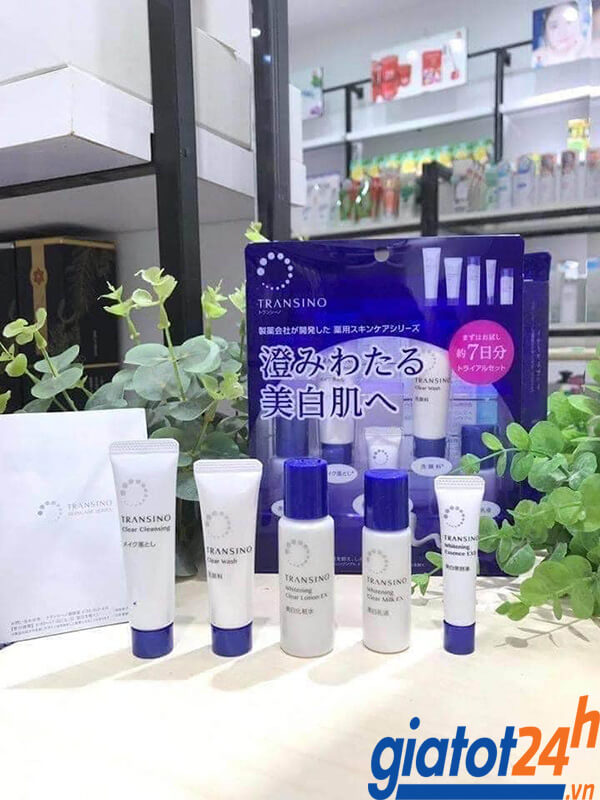 Da trắng hết nám nhờ Set Transino Mini! 5 Mua Set Transino Mini ở đâu
