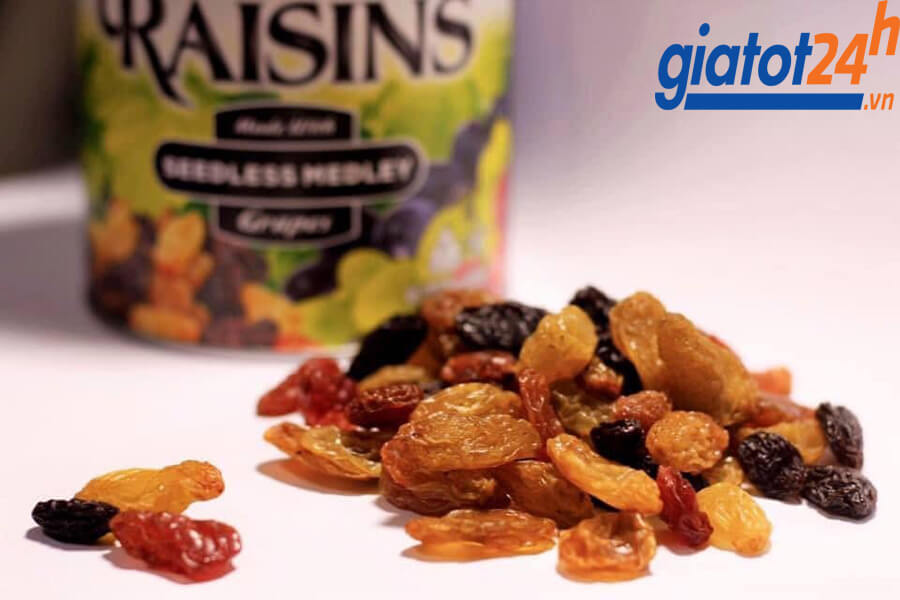 Chống Ngán Ngày Tết Cùng Nho Khô Sunview Raisins 6 Nho Khô Hỗn Hợp Sunview Raisins giá