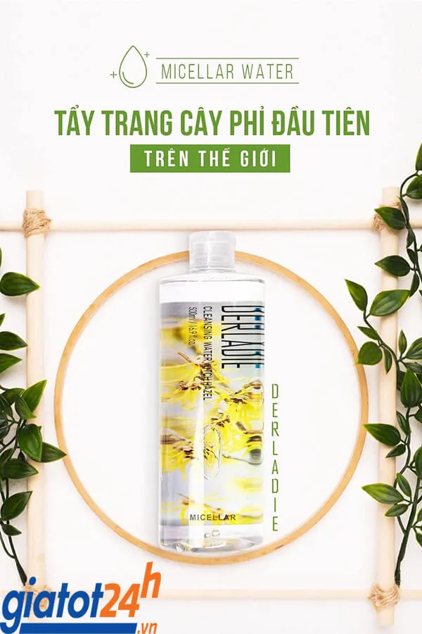 Nước tẩy trang dưỡng da cây phỉ Derladie