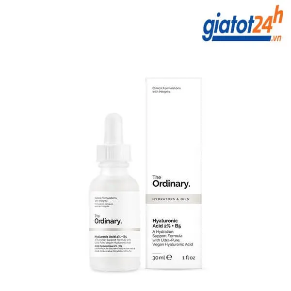 Serum The Ordinary Dưỡng Ẩm Phục Hồi Hyaluronic Acid 2% + B5