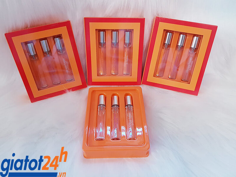 Lan tỏa hạnh phúc với Set Nước Hoa Mini Clinique! 7 Set Nước Hoa Mini Clinique với thiết kế chai xịt tiện dụng