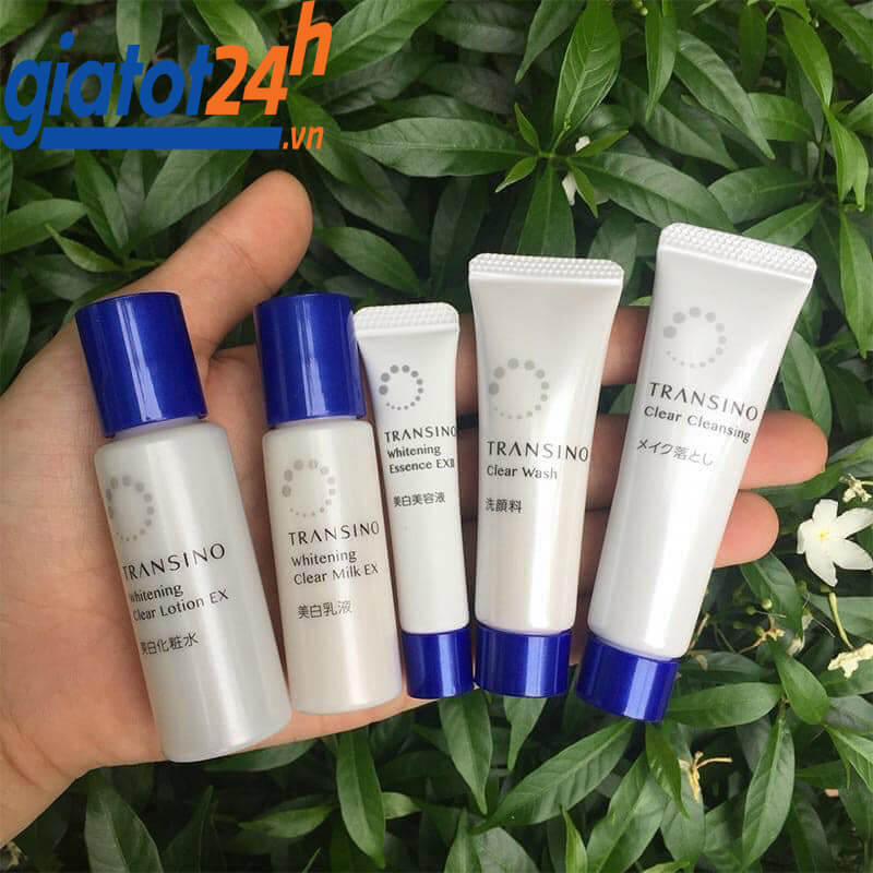 Da trắng hết nám nhờ Set Transino Mini! 6 Set Transino Mini dưỡng trắng da