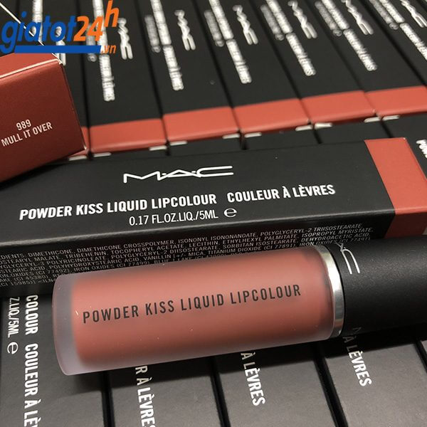 Son Kem MAC Powder Kiss Liquid Lipcolour 989 Mull It Over nơi bán