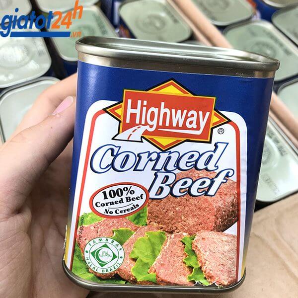 Thịt Bò Đóng Hộp Highway Corned Beef giá