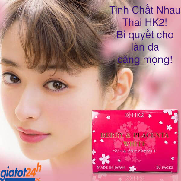 Tinh Chất Nhau Thai HK2 cho làn da căng mọng