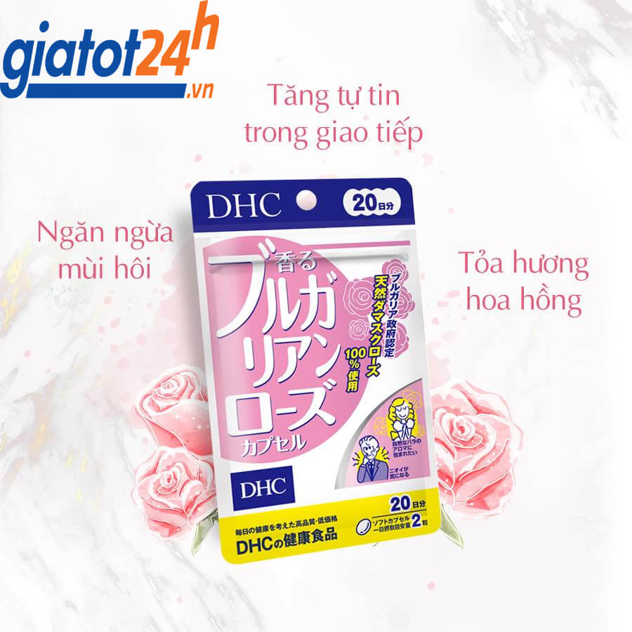 Viên Uống Thơm Người DHC! Ngát hương hoa hồng nhé! 7 Viên Uống Thơm Người DHC mua ở đâu
