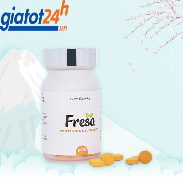 Da Trắng Không Sợ Nắng Cùng Viên Chống Nắng Fresa! 6 Viên Chống Nắng Fresa cách dùng