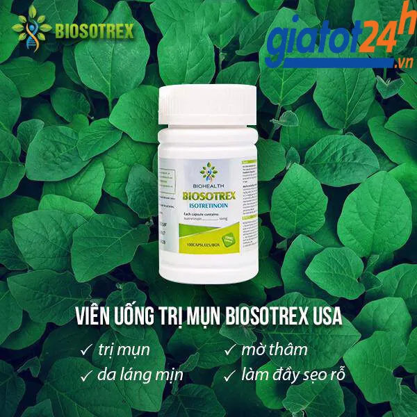 Viên Trị Mụn Biosotrex bán ở đâu