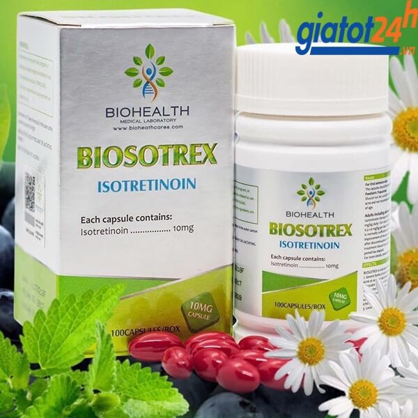 Viên Uống Trị Mụn Biosotrex cách dùng