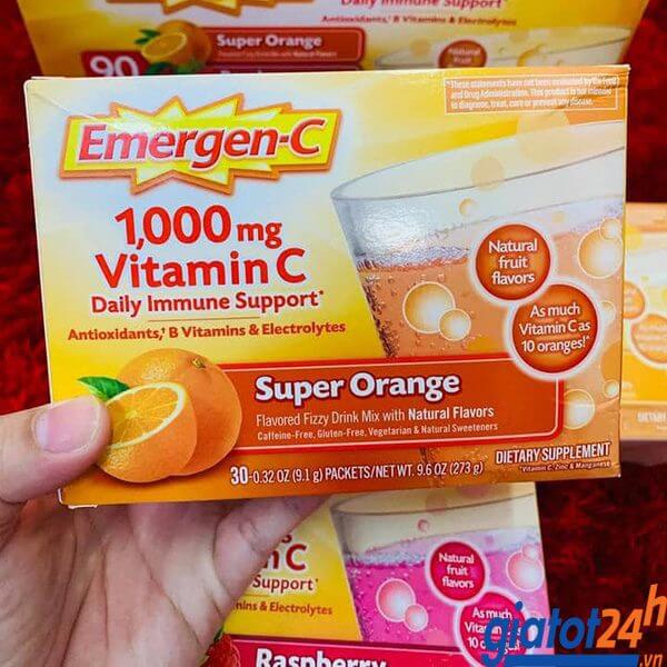 Bột Vitamin C Emergen-C Vị Cam giá