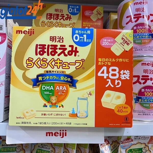Sữa Meiji Dạng Thanh công dụng