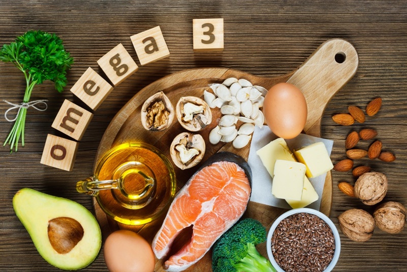 Thực phẩm giàu axit béo omega-3 có thể góp phần giúp cho làn da khỏe mạnh