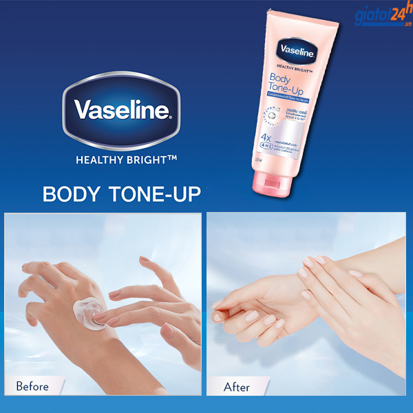 Vaseline Healthy Bright Body Tone Up 4X có tốt không